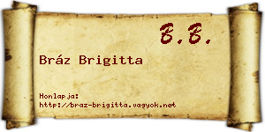 Bráz Brigitta névjegykártya