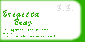 brigitta braz business card